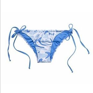 Indie Soul Jasmine Blue Camo Bikini Bottom NWT